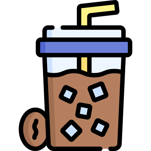 Ice Coffee Special Lineal Color Icon 