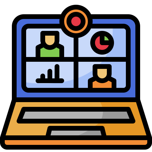 conférence vidéo Icône gratuit