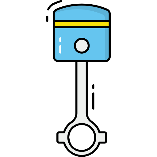 Piston Generic Thin Outline Color Icon