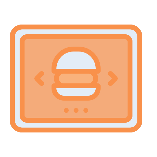 aplicación de restaurante icono gratis