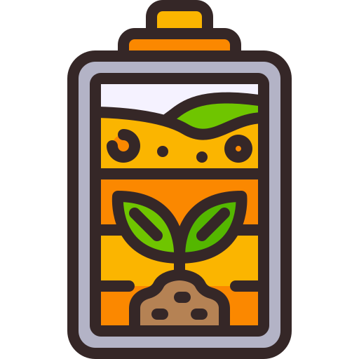 batería ecológica icono gratis