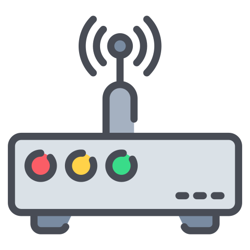 Wifi router Generic Outline Color icon