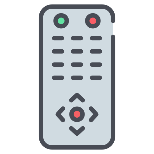 Remote control Generic Outline Color icon