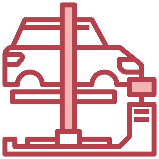 elevador de coches icono gratis