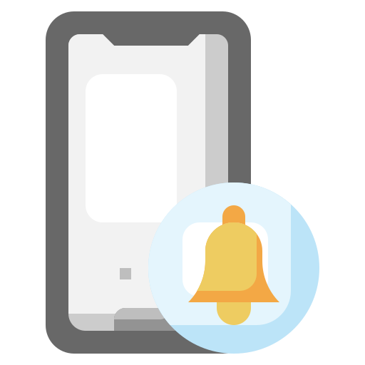 campana de notificación icono gratis