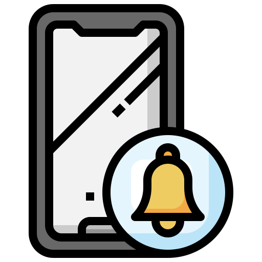 campana de notificación icono gratis