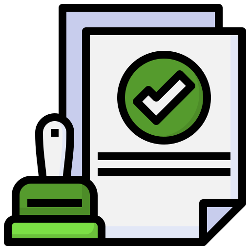 aprobado icono gratis