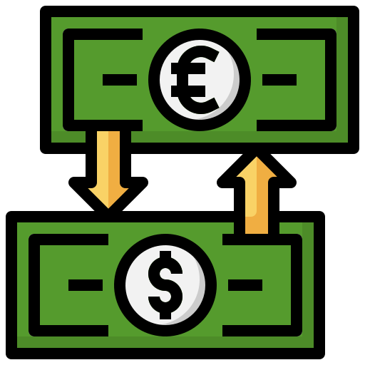 Exchange Surang Lineal Color Icon