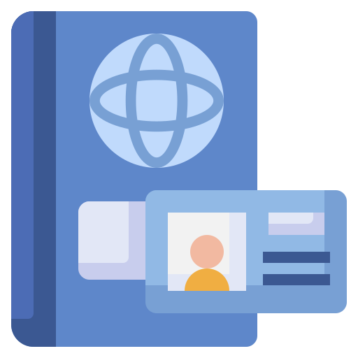 pasaporte icono gratis