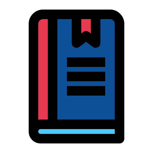 Bookmark Generic Outline Color icon