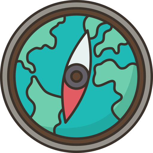 geografía icono gratis