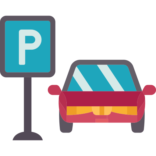 aparcamiento de coches icono gratis