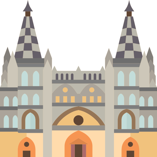 catedral de burgos icono gratis