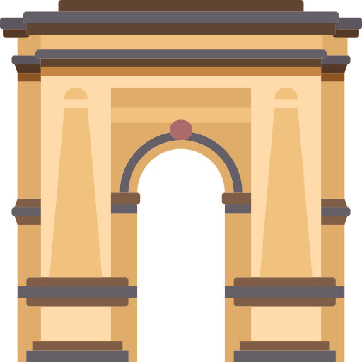 arco triunfal icono gratis