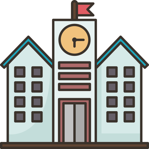 School - Free buildings icons