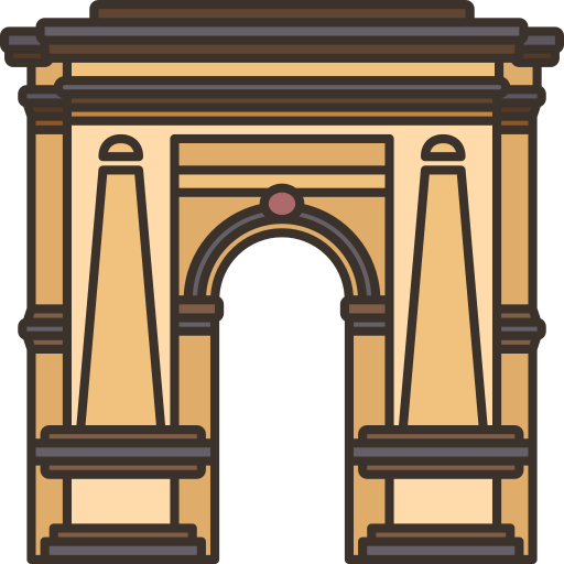 Triumphal arc free icon