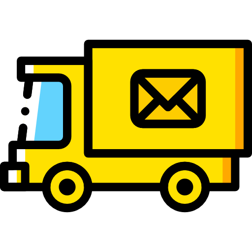 Delivery truck Basic Miscellany Yellow icon