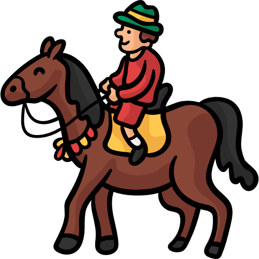 Andar a cavalo PNG, SVG