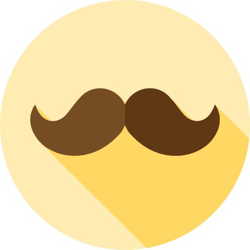 bigote icono gratis