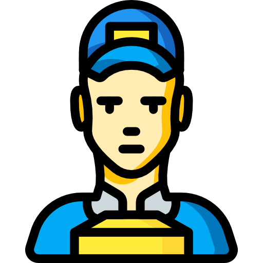 Delivery man free icon Delivery man free icon