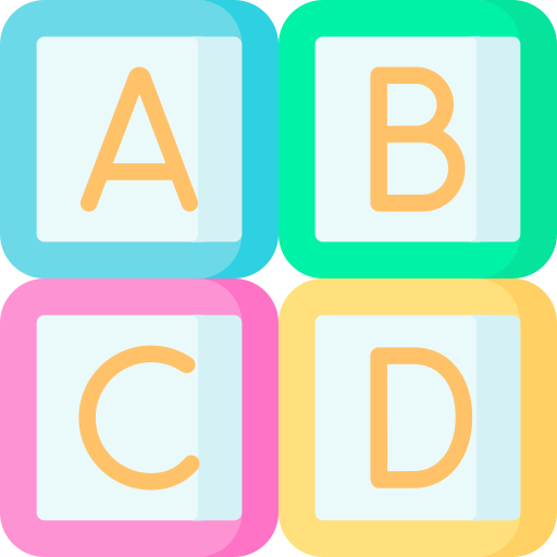 bloque abc icono gratis