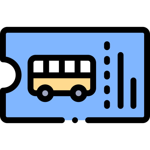 Bus Ticket Free Travel Icons