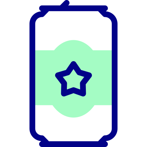 lata de cerveza icono gratis