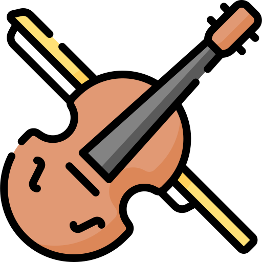 violín icono gratis