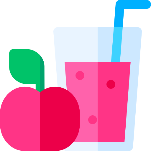 jugo de manzana icono gratis