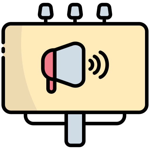 panneau d'affichage Icône gratuit