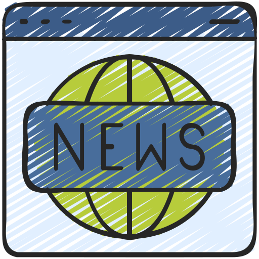 informe de noticias icono gratis