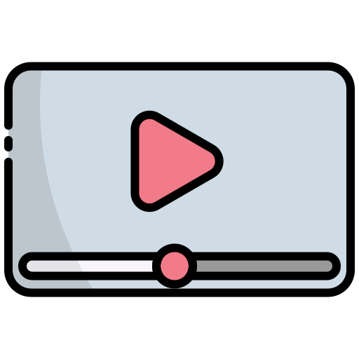 anuncio de video icono gratis