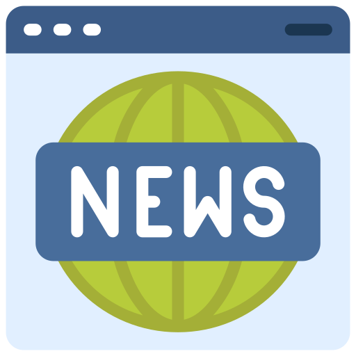 informe de noticias icono gratis