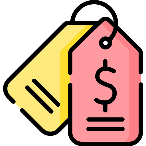 Price tag - free icon