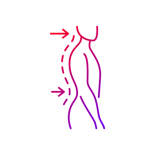 columna espinal icono gratis