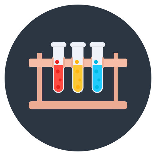 시험관 무료 아이콘