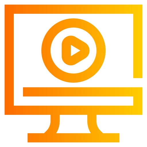 reproductor de video icono gratis