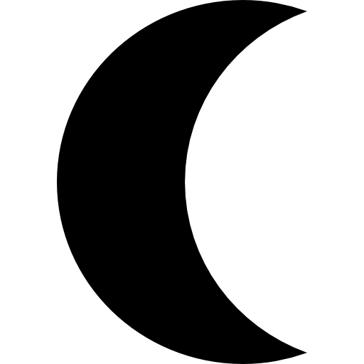 Crescent Moon PNG - Black Crescent Moon – Free Download