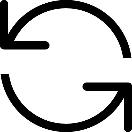 Counterclockwise rotation icon