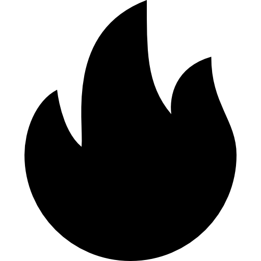 Hot or burn interface symbol  free icon