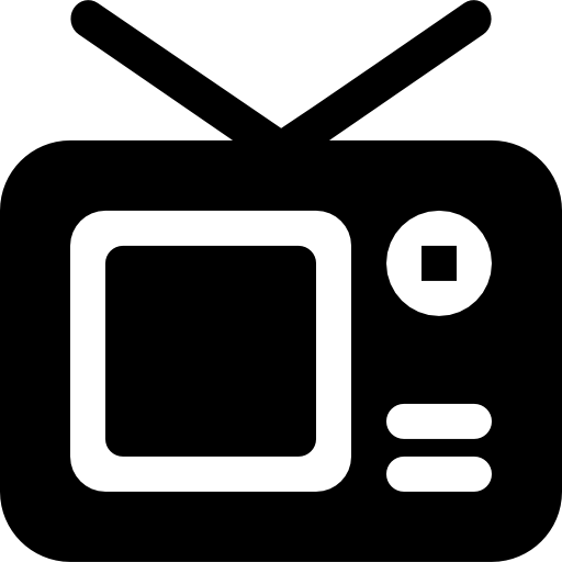 monitor de televisión icono gratis