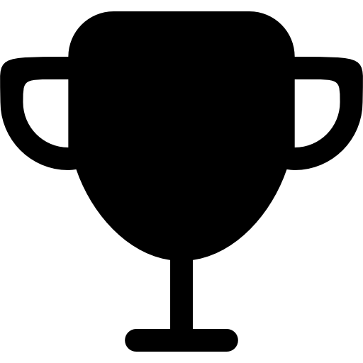 copa trofeo silueta icono gratis