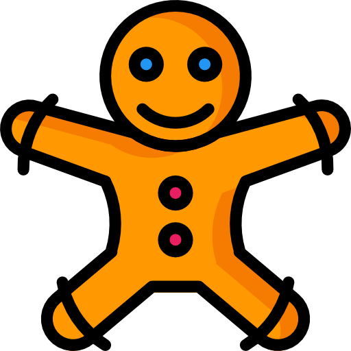 boneco de gengibre grátis ícone boneco de gengibre grátis ícone