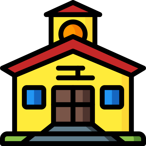 Church Basic Mixture Lineal color icon