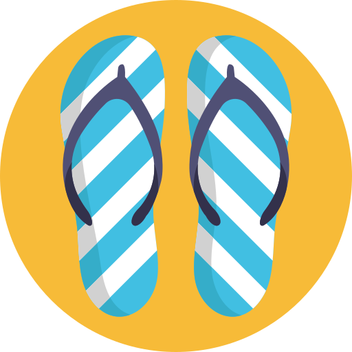 chancletas icono gratis