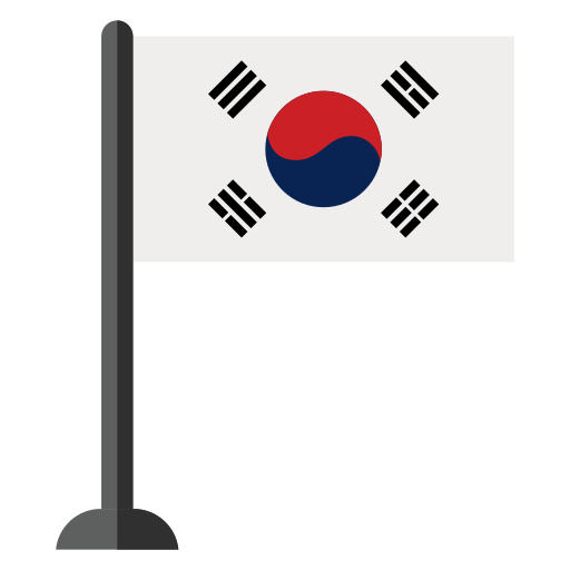 South korea Generic Flat icon