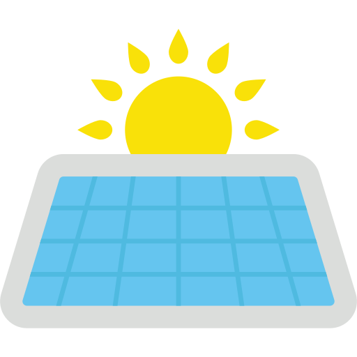 energía solar icono gratis