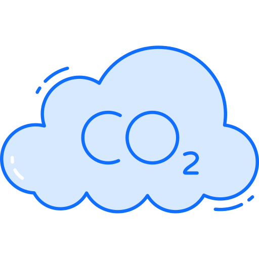 nube de co2 icono gratis