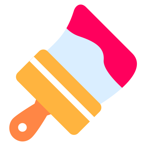 cepillo de pintura icono gratis
