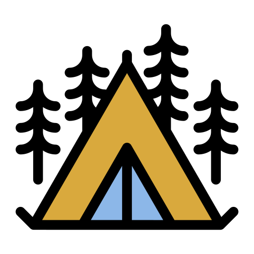 Camping Generic Outline Color icon